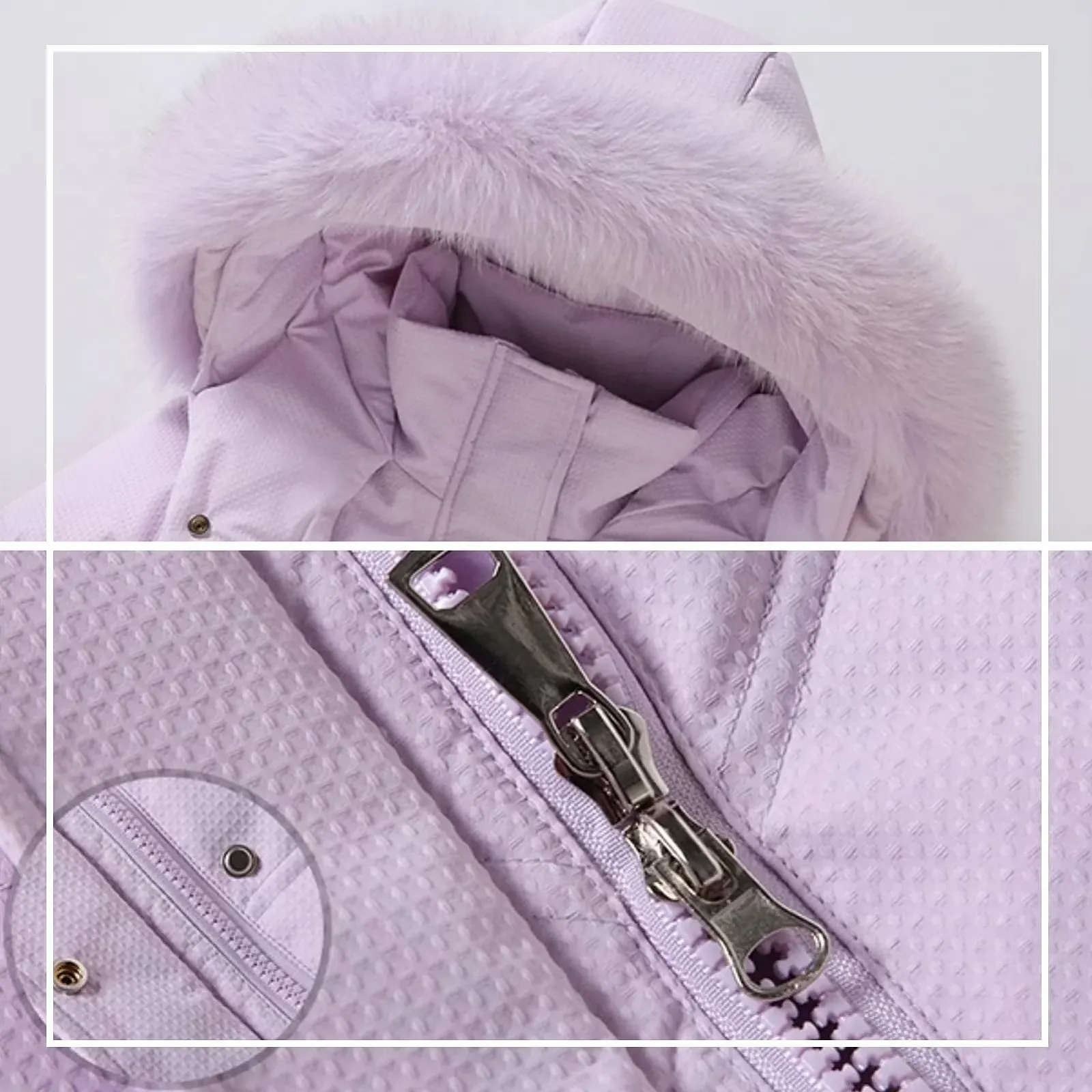 Пуховик Дитячий L PATTERN Зимова Куртка для Дівчат-Підлітків, фото №4