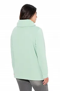 Жіночий Светр Ulla Popken Великого Розміру Стійка Комір Довгий Рукав 834588 synthetic.ua - Фото 1