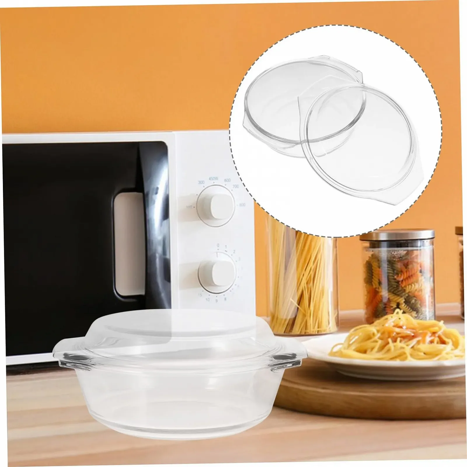 Форма для запікання VALICLUD скляна з кришкою термостійка прозора BPA-free, фото №9