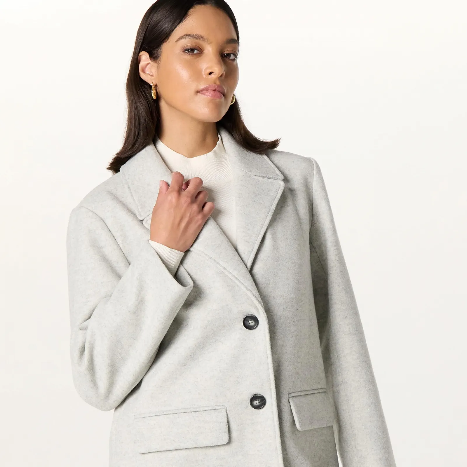 Пальто вільного крою The Drop Liam Жіноче, фото №3