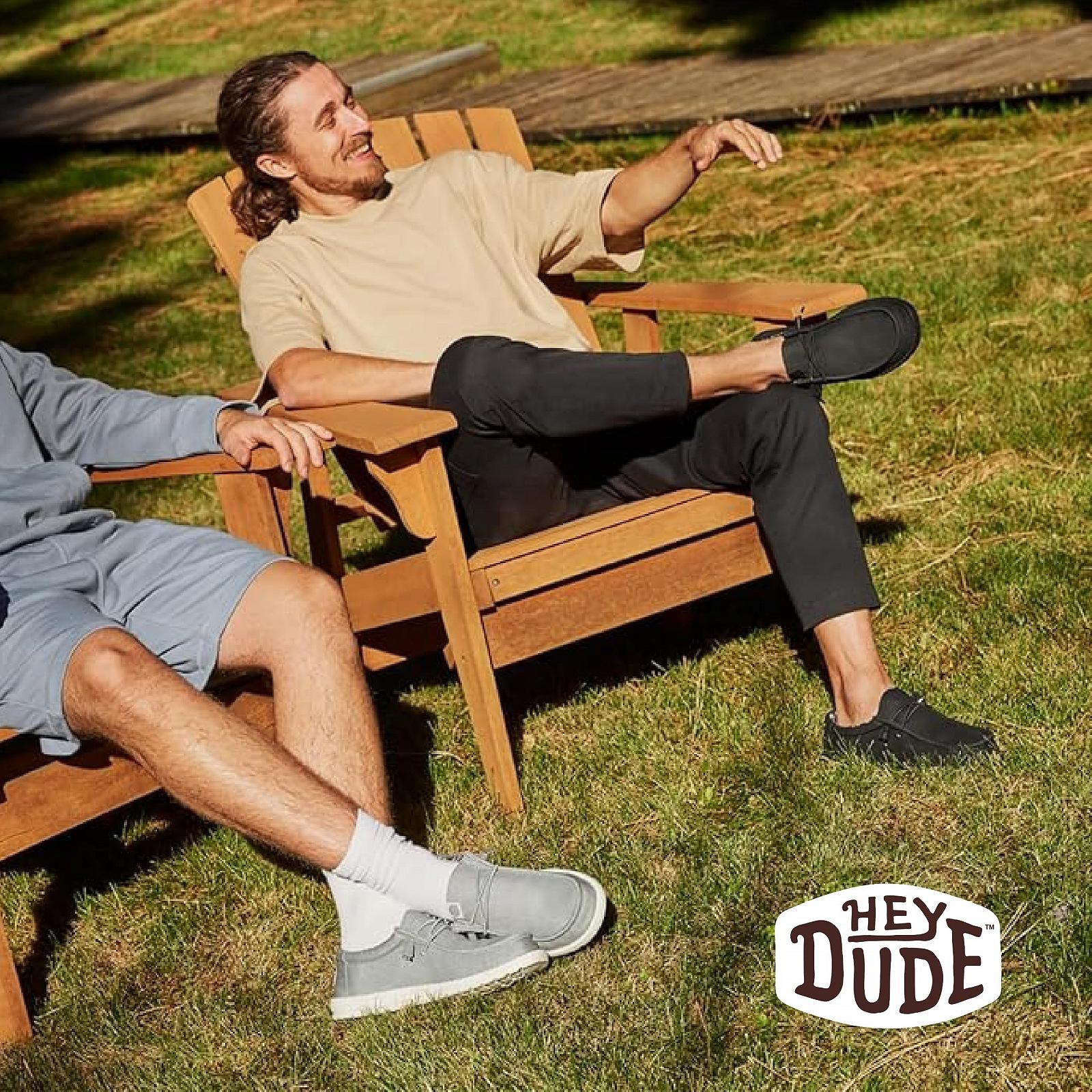 Чоловічі сліпони Heydude Wally Canvas - Moccasin Style, фото №5