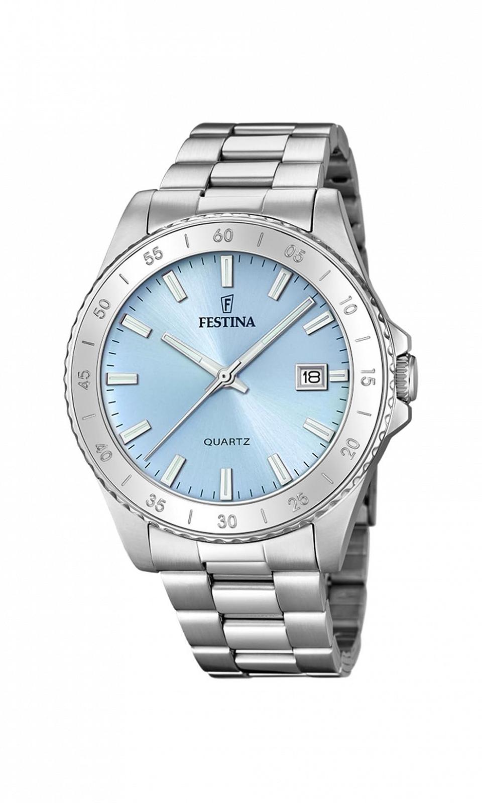 Женские часы Festina Сталь 316L Серебристый F20428/B Серебристый Синий, синий, Браслет, фото №1 Женские часы Festina Сталь 316L Серебристый F20428/B Серебристый Синий, синий, Браслет, фото №1