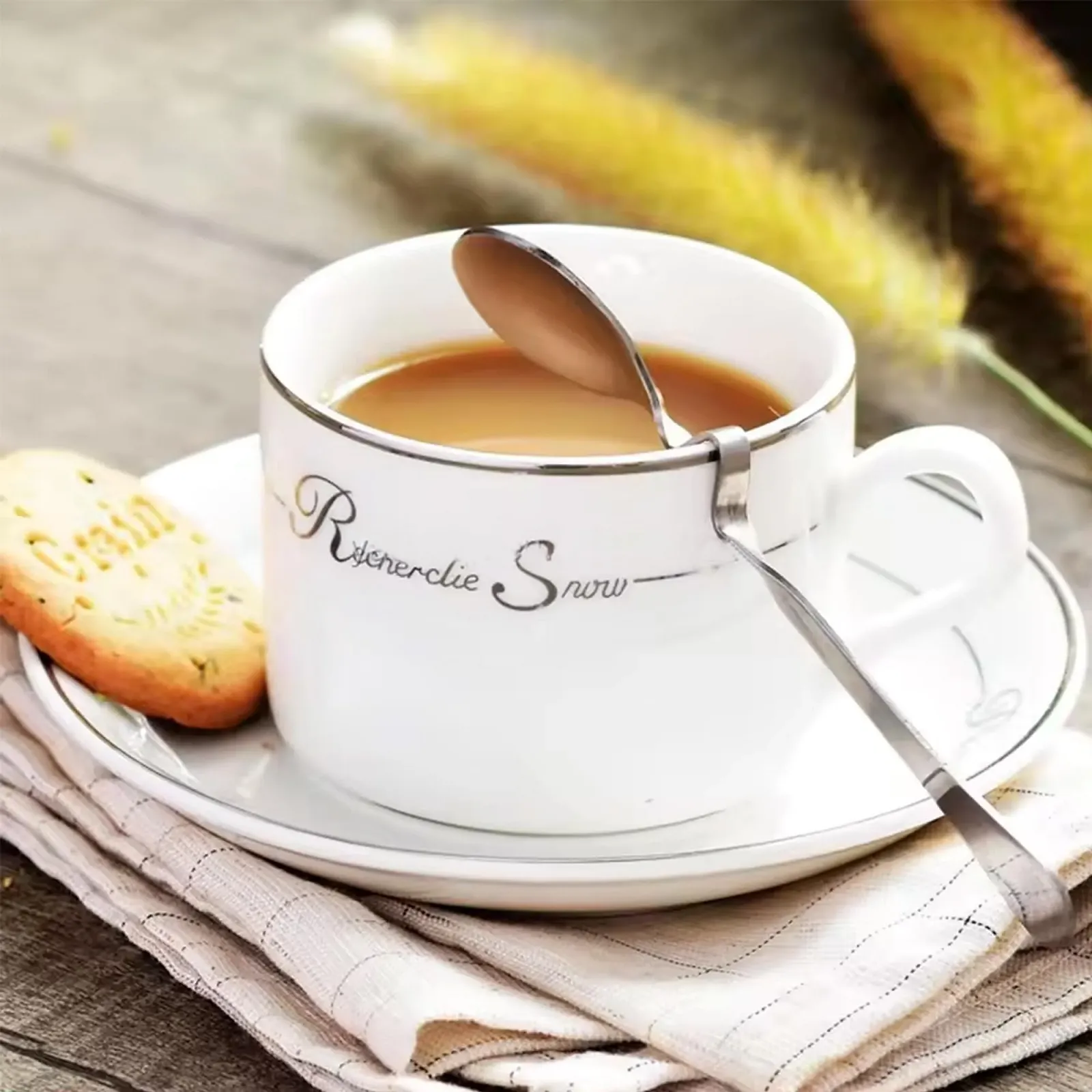 Ложка для меду ZAHD Набір з 4 шт, нержавіюча сталь, довга ручка, фото №5