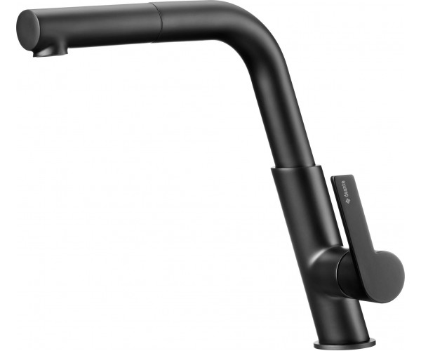 Deante Змішувач для кухні Silia довж виливу 233мм витяжний 1 важіль чорний, фото №1 Deante Змішувач для кухні Silia довж виливу 233мм витяжний 1 важіль чорний, фото №1
