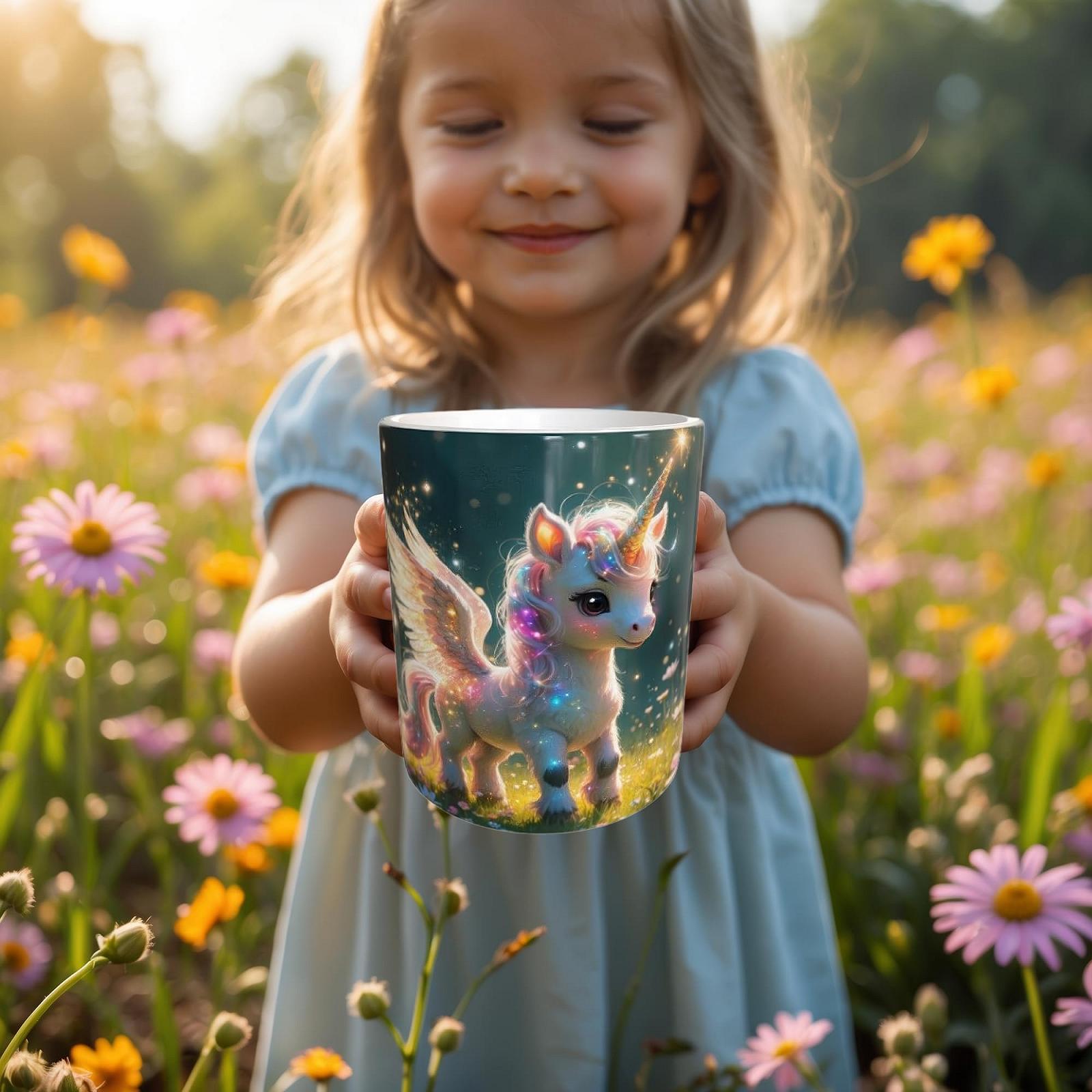 Кружка Unicorn 330 мл - Sparkling Baby Unicorn with Wings at Night - Magical Fairy Tale World - Идея подарка для детей и любителей единорогов, фото №7 Кружка Unicorn 330 мл - Sparkling Baby Unicorn with Wings at Night - Magical Fairy Tale World - Идея подарка для детей и любителей единорогов, фото №7