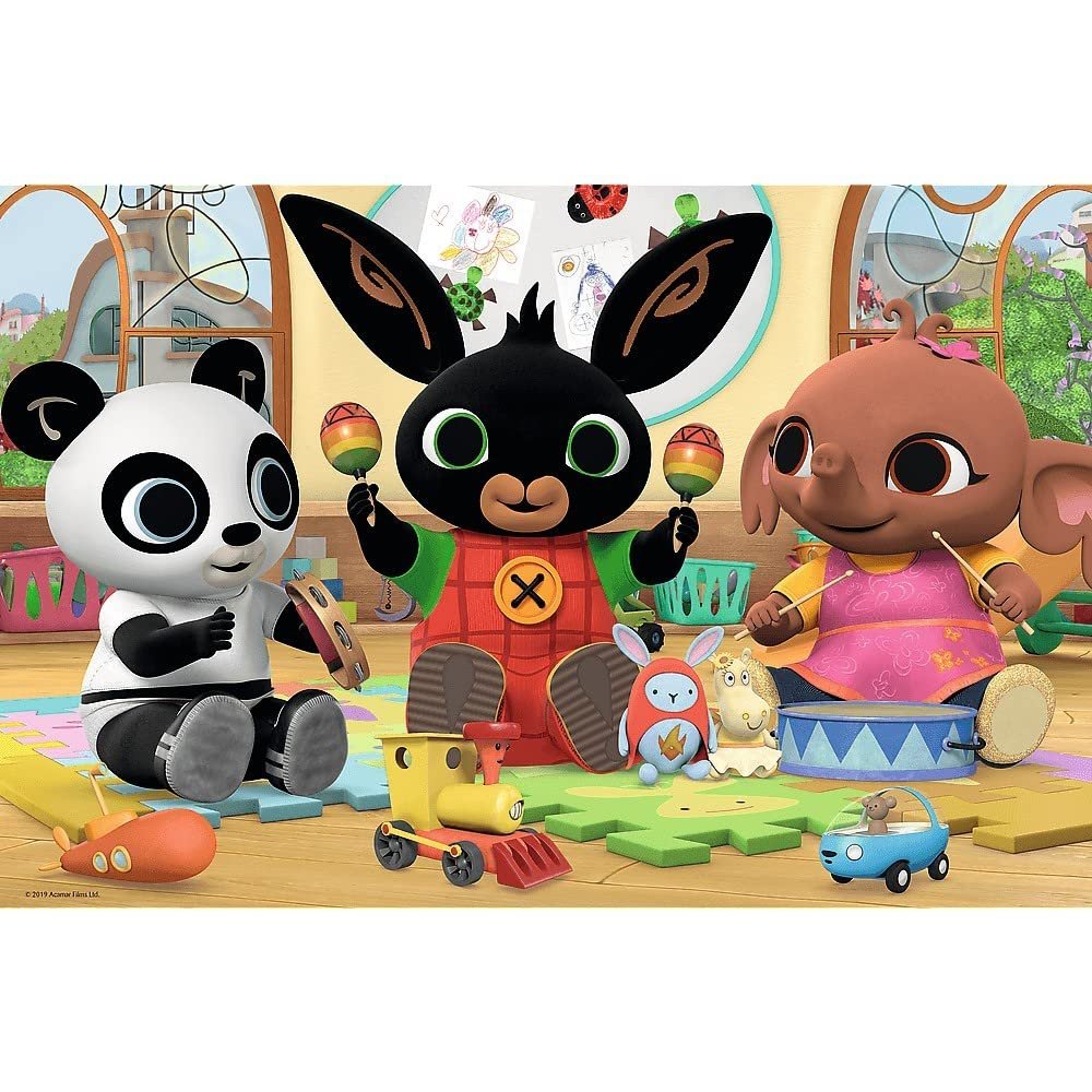 Пазл Trefl Bing In the Rhythm of Bing Rabbit 60 деталей, фото №3 Пазл Trefl Bing In the Rhythm of Bing Rabbit 60 деталей, фото №3