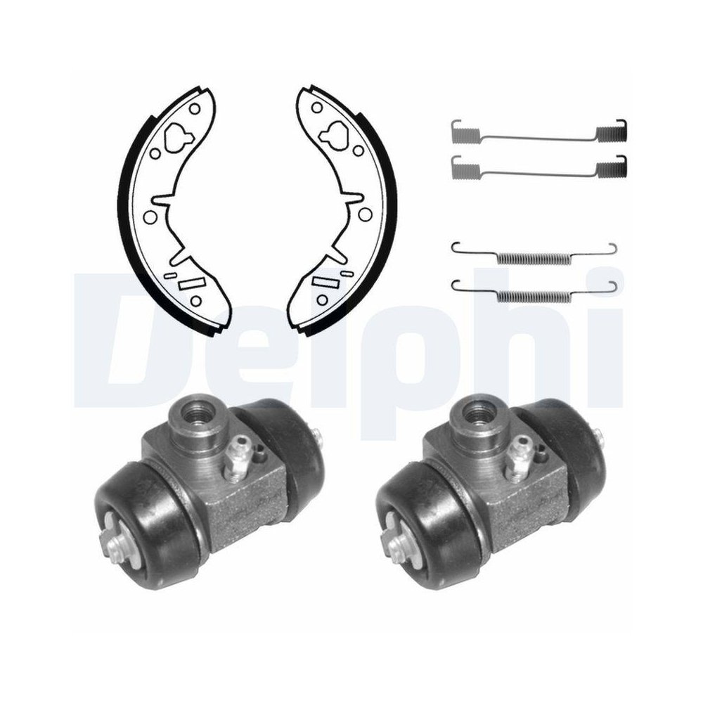 Комплект гальмівних колодок DELPHI 688 задня вісь, фото №1