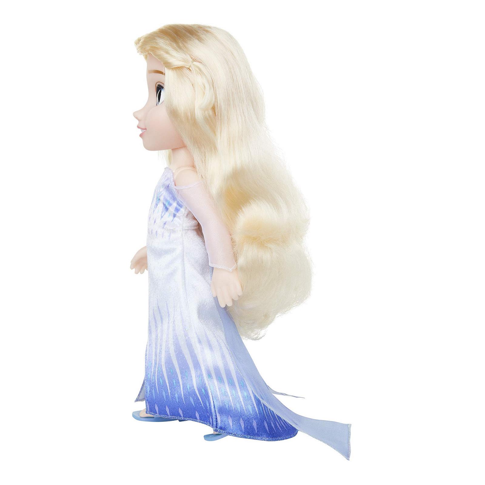 Лялька Jakks Frozen 2 Святкова Ельза, в комплекті пара взуття та сережки, фото №10