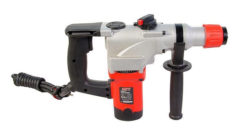 Перфоратор MPT SDS plus 26 мм 850 Вт 800 об/хв 4500 уд/хв 5 Дж 2 режими аксесуари шт кейс MRH2605, фото №4