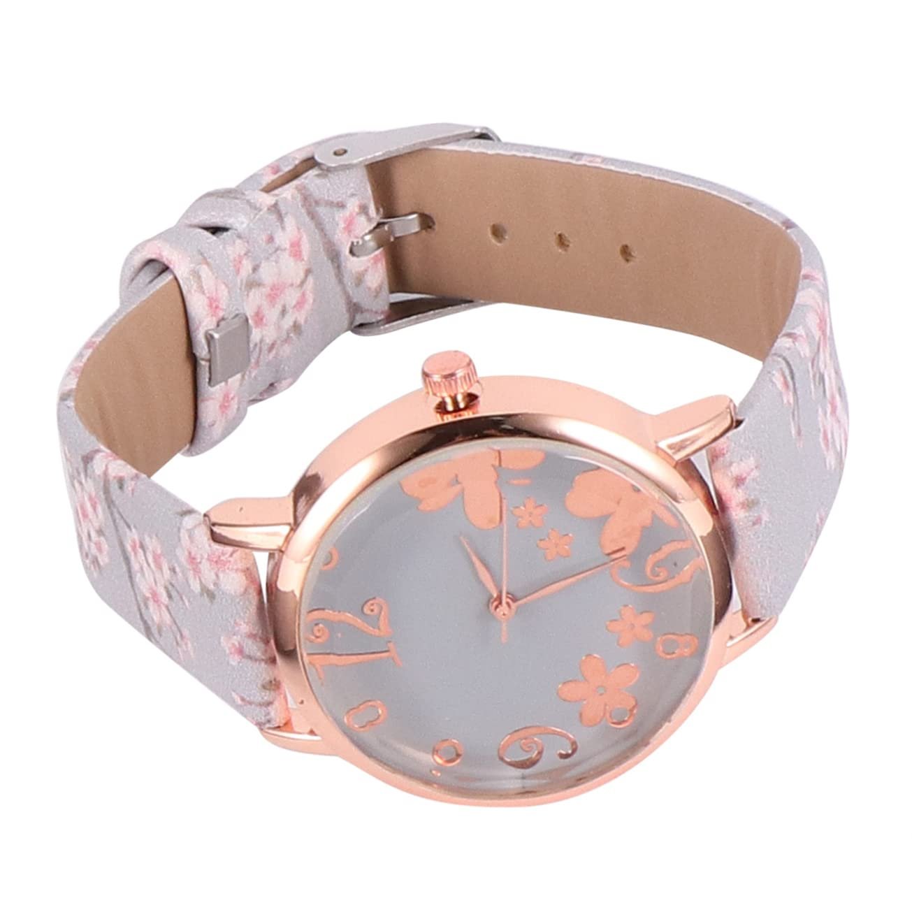 Часы женские VALICLUD с узором цветка сливы, кварцевые, фото №6 Часы женские VALICLUD с узором цветка сливы, кварцевые, фото №6