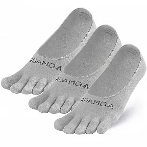 Носки с пальцами Coolmax для женщин и мужчин, спортивные носки с 5 пальцами, 3 пары - Фото 1