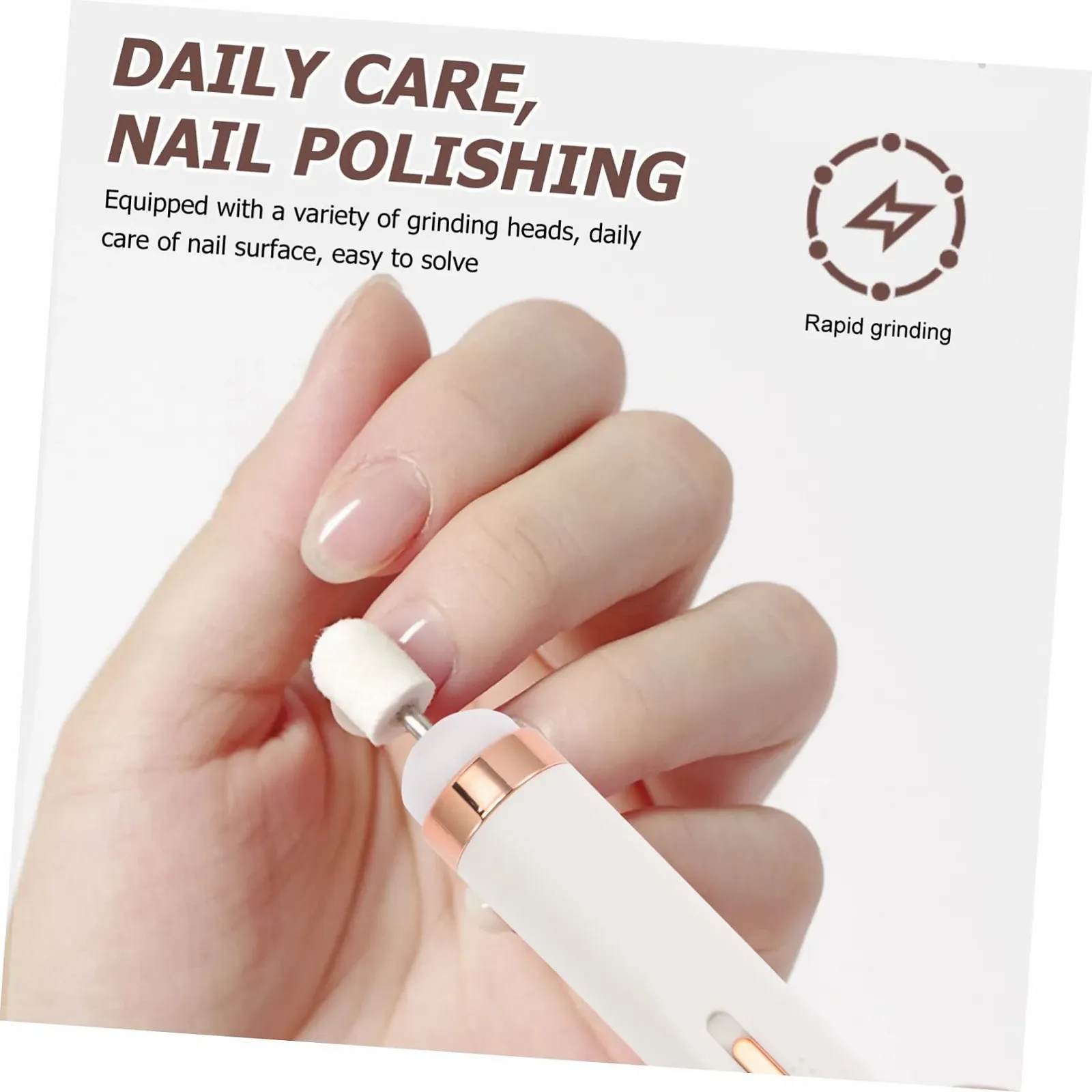 Электрический набор для маникюра и педикюра Beaupretty с USB-зарядкой, с насадками, фото №9 Электрический набор для маникюра и педикюра Beaupretty с USB-зарядкой, с насадками, фото №9