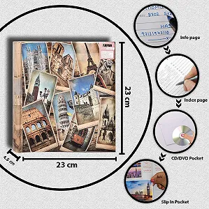 Фотоальбом Arpan Винтаж коллаж UK-European Travel Memo 10 x 15 см для 200 фотографий 4 x 6'' synthetic.ua - Фото 1