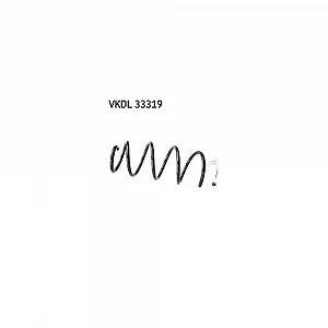 Пружина подвески SKF VKDL 33319 передняя ось для CITROÃN - Фото 1