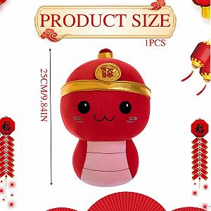 Плюшевая игрушка Змея 2025 Год Змеи Талисман 25 см Красный цена на synthetic.ua - Фото 1 Плюшевая игрушка Змея 2025 Год Змеи Талисман 25 см Красный synthetic.ua - Фото 1