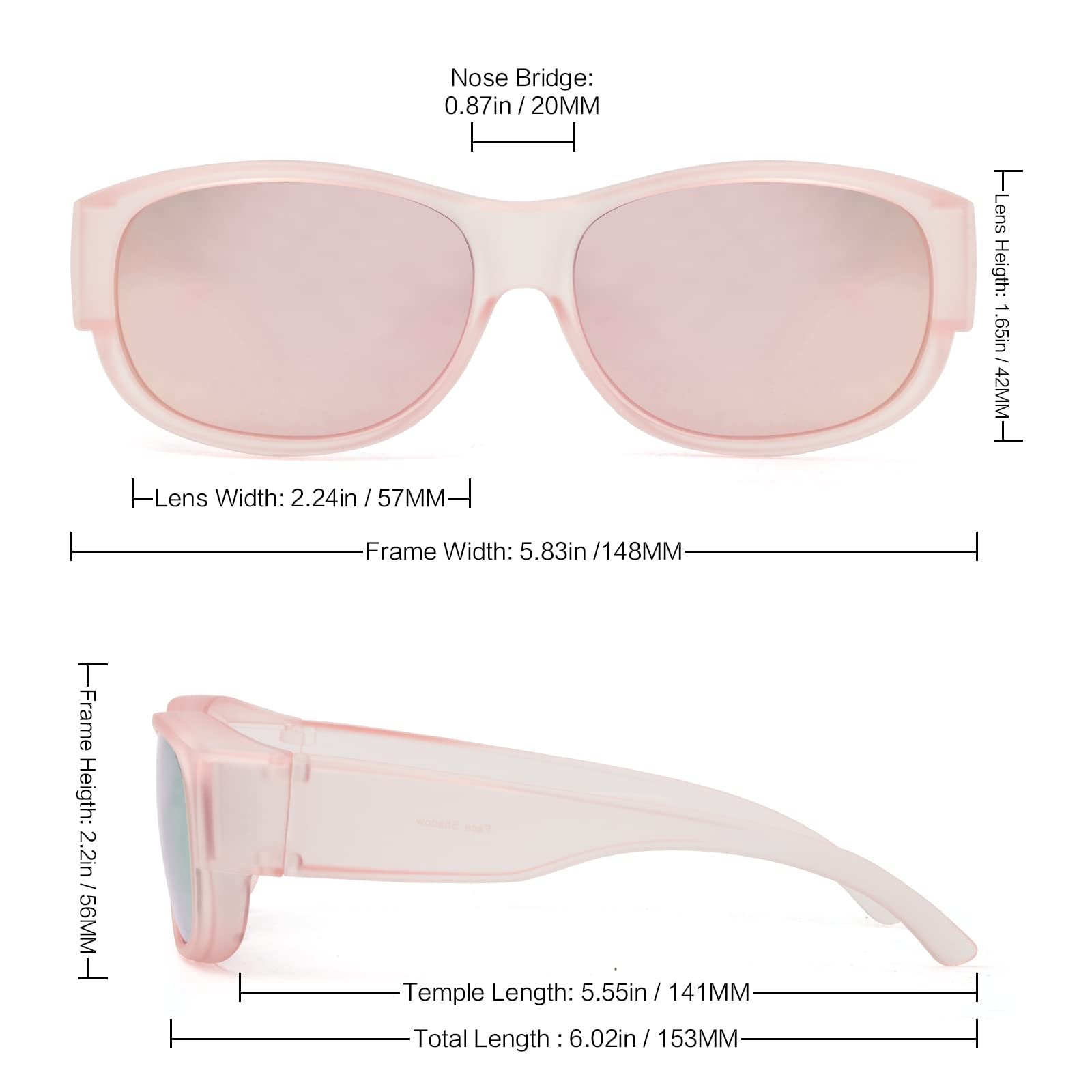Поляризовані сонцезахисні окуляри Face Shadow для жінок, захист UV400, фото №4