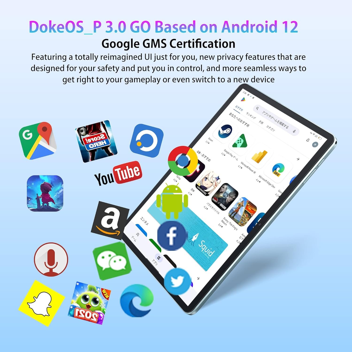 Планшет 10" Oscal Pad 70 4+3/64Gb 4 ядра Android 12 6580 mAh Grey, фото №3