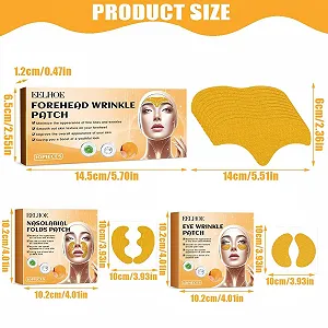 Пластирі для обличчя Fr0wnies Apricot Pads, стрічка для підтяжки обличчя, 30 шт synthetic.ua - Фото 1