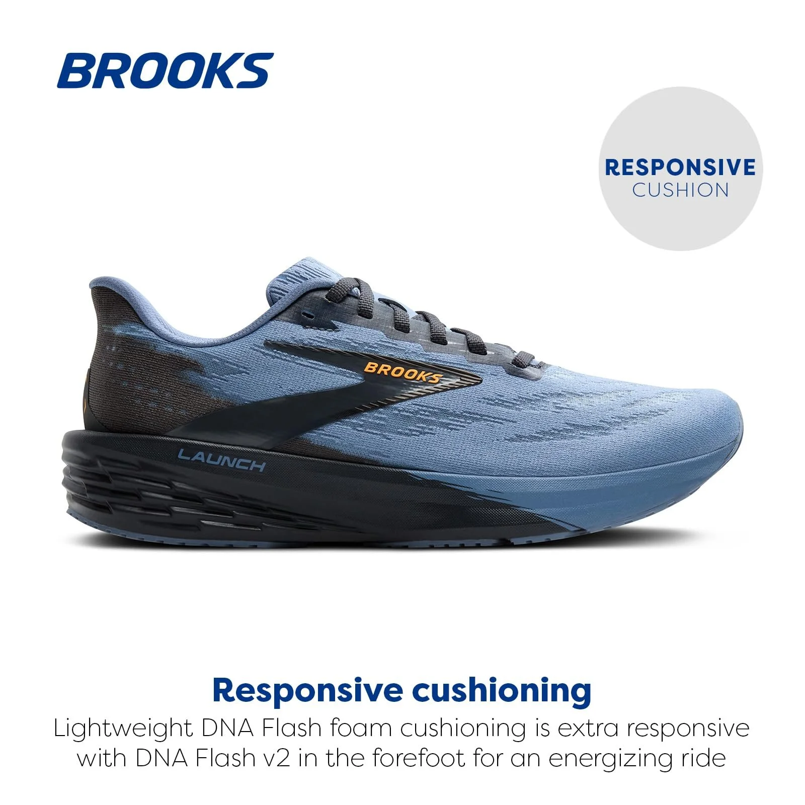 Чоловічі Кросівки Brooks Launch 11, фото №2 Чоловічі Кросівки Brooks Launch 11, фото №2