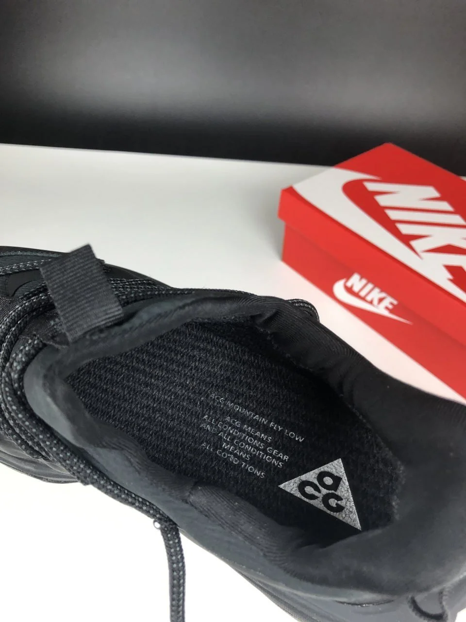 Чоловічі кросівки Nike ACG Air Terra Antarktik чорні термо осінь зима, фото №6