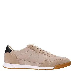 Кросівки BOSS Titanium SL sdtxny з різних матеріалів із замшевими деталями та шнурівкою - Фото 1