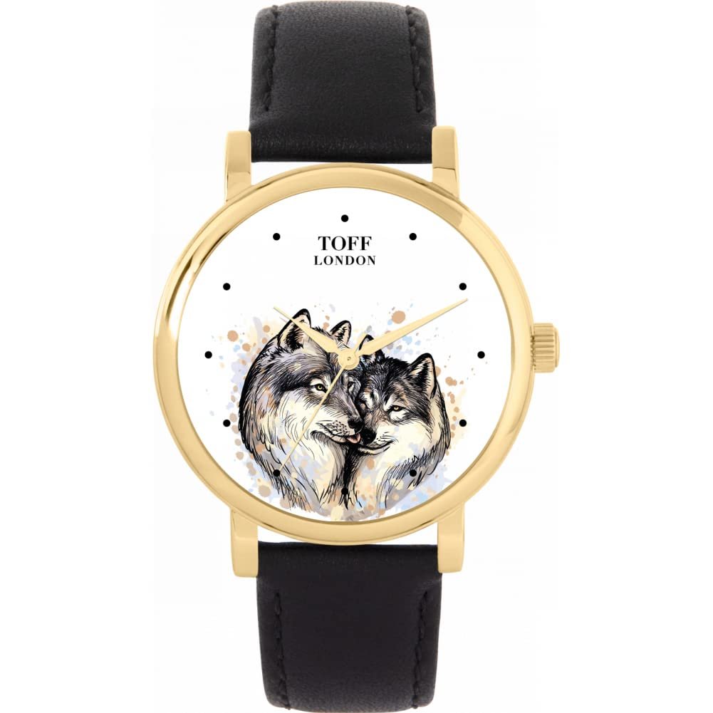 Жіночий годинник Toff London Wolves in Love, корпус 38 мм, водонепроникність 3 АТМ, кварцовий механізм, фото №1