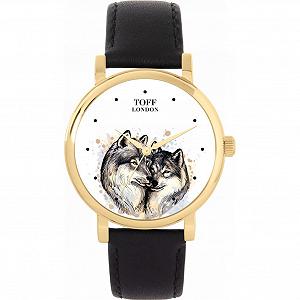 Жіночий годинник Toff London Wolves in Love, корпус 38 мм, водонепроникність 3 АТМ, кварцовий механізм - Фото 1