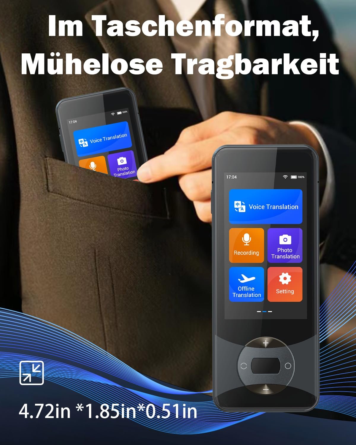 Перекладач мови Wooask W10 144 мови, фото №6