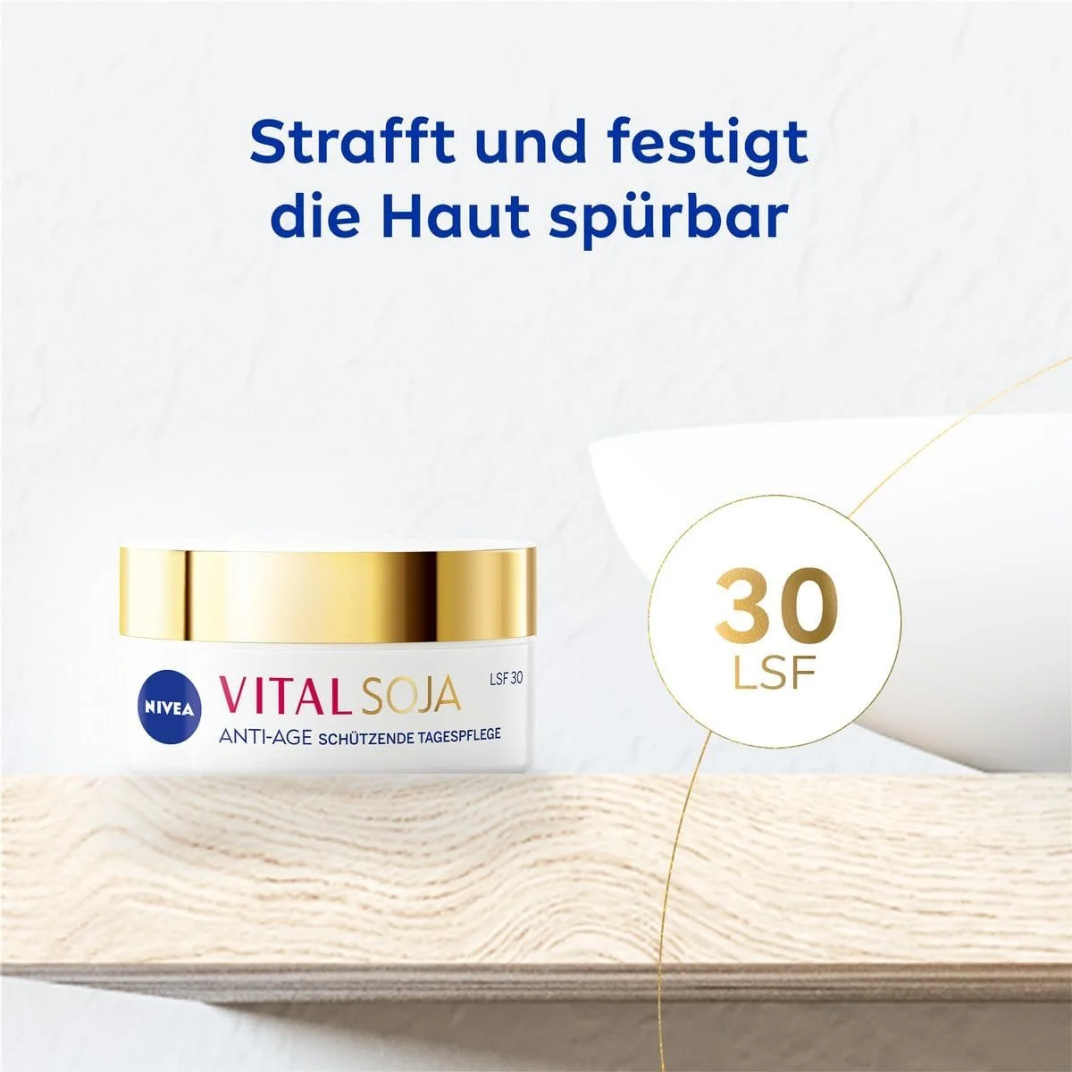Денний антивіковий крем для обличчя Nivea Vital Soy SPF 30 50 мл, фото №7 Денний антивіковий крем для обличчя Nivea Vital Soy SPF 30 50 мл, фото №7