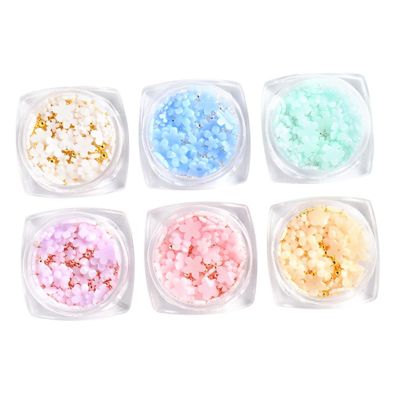 Наклейки для ногтей 5D Цветок Шарм Смола, фото №1