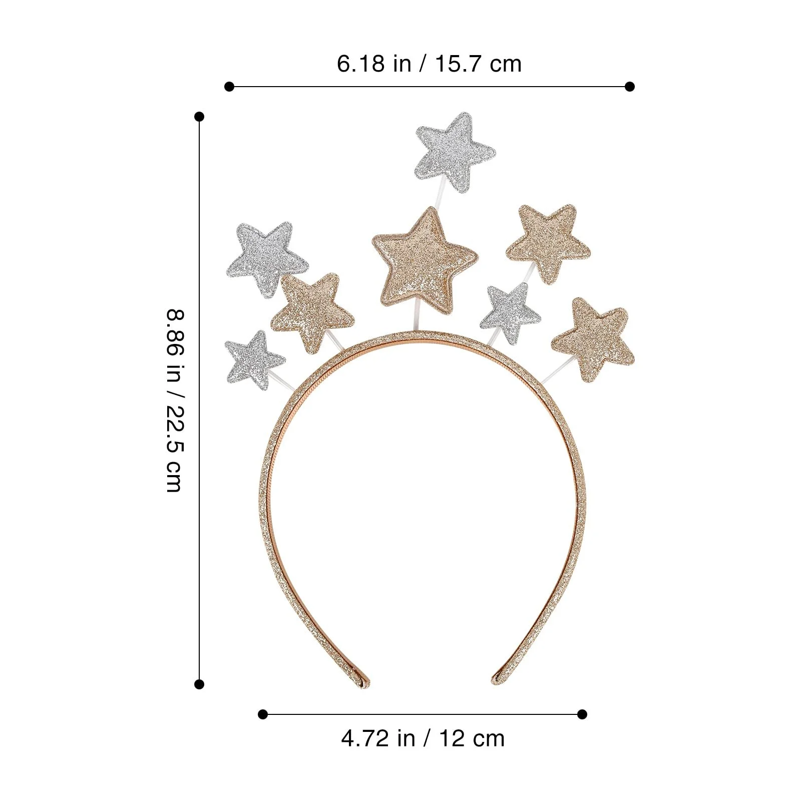 Набір Різдвяних обручів зі зірками, фото №2