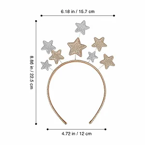 Набор рождественских обручей со звездами. synthetic.ua - Фото 1