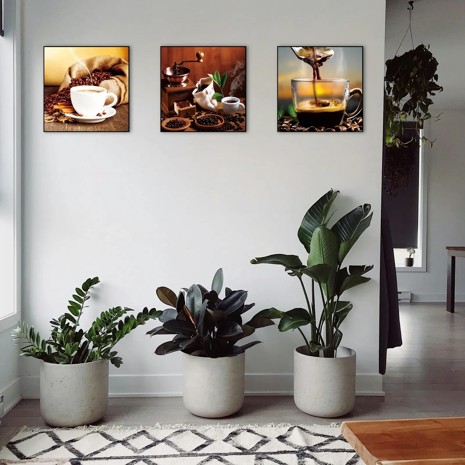 Набір скляних картин BERLIG 30 x 30 см 3 шт., фото №9