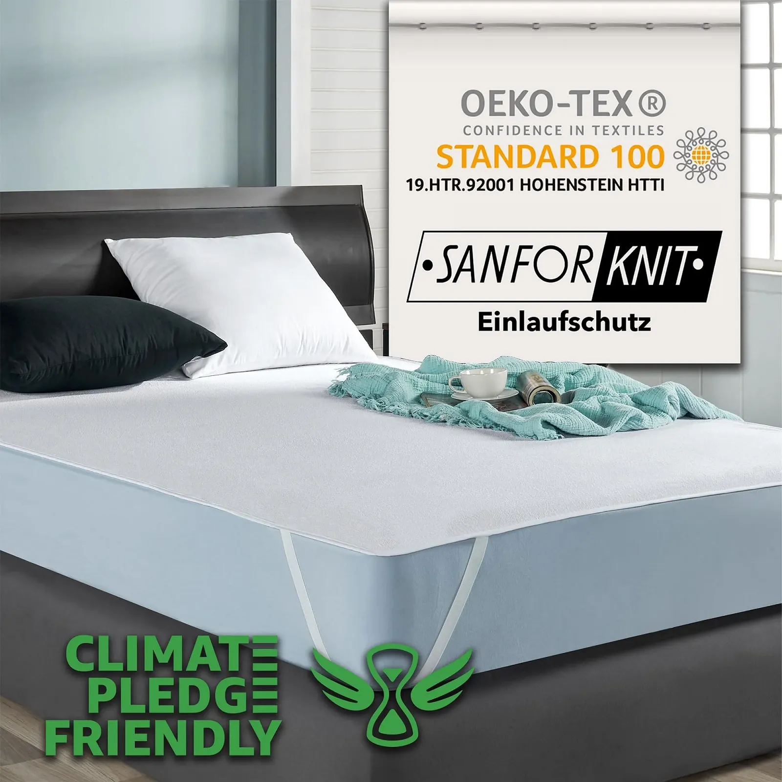 Наматрасник STUDIO 180 x 200 см Водонепроницаемый, фото №2