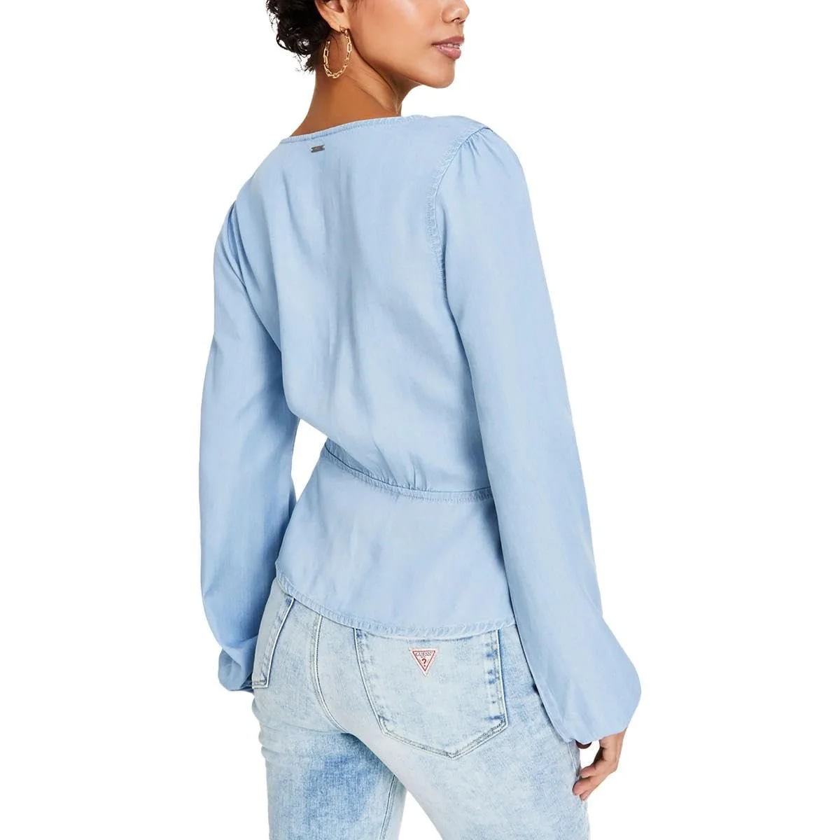 Сорочка з довгими рукавами Guess Liza Small Lull Light, фото №2 Сорочка з довгими рукавами Guess Liza Small Lull Light, фото №2