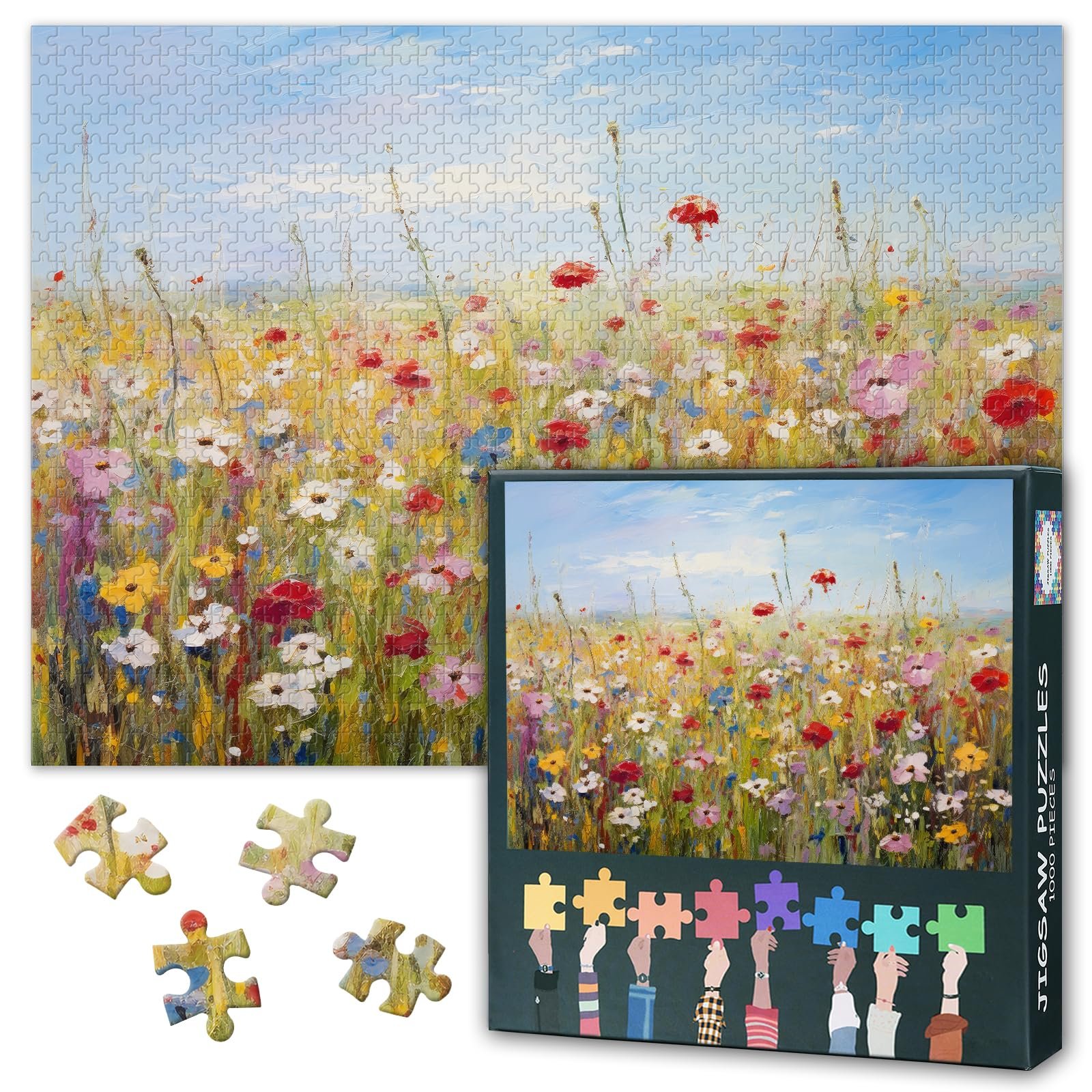 Пазли Wildflower 1000 елементів 70 х 50 см Складні, фото №1