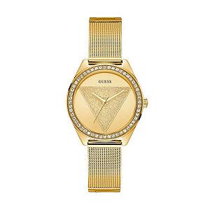 Женские часы Тип Guess Классические Кварцевые с ремешком из нержавеющей стали W1142L2 - Фото 1