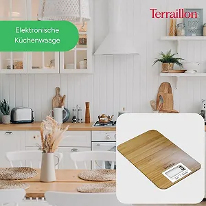 Кухонні ваги TERRAILLON Bamboo 3 кг Коричневі ціна на synthetic.ua - Фото 1 Кухонні ваги TERRAILLON Bamboo 3 кг Коричневі synthetic.ua - Фото 1