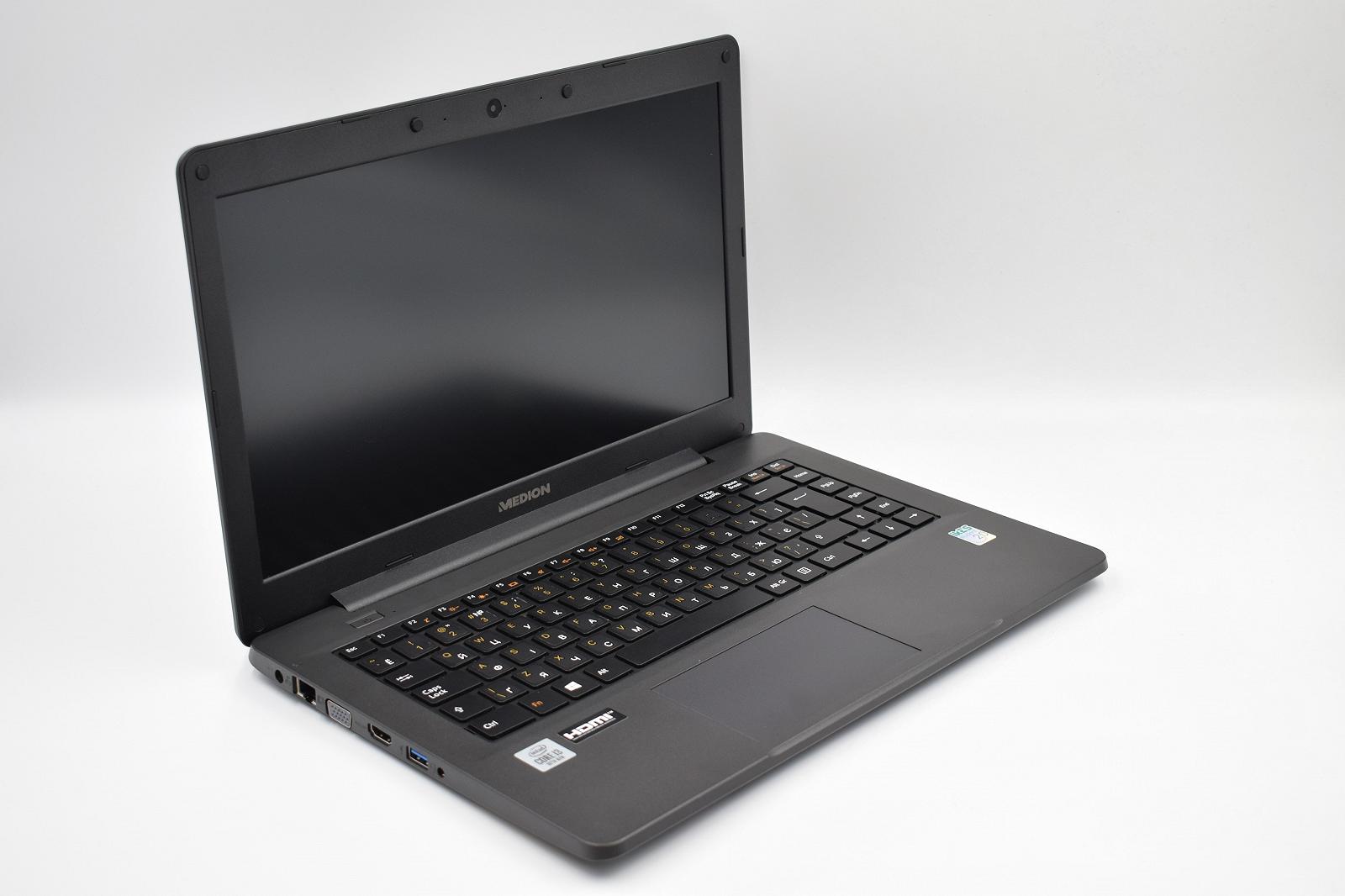 Ноутбук 14" Medion (Lenovo Group) Akoya E14409 | Intel Core i3-1005G1 | IPS (1920x1080) FullHD | RAM DDR4 8 ГБ | SSD 256 ГБ | Intel UHD Graphics | Win10 б/в (1527), фото №3