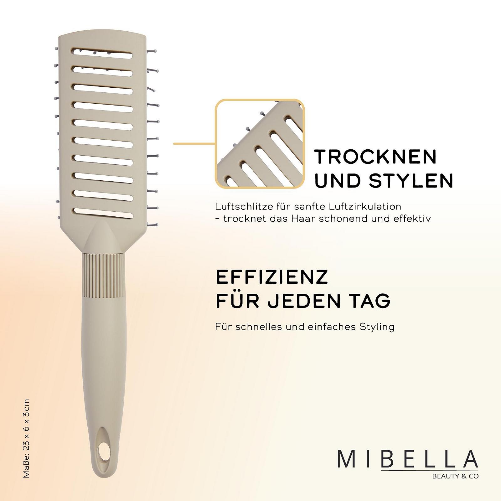 Щітка для укладання MIBELLA BEAUTY & CO Skeleton Brush з високоякісними пластиковими штифтами, фото №2