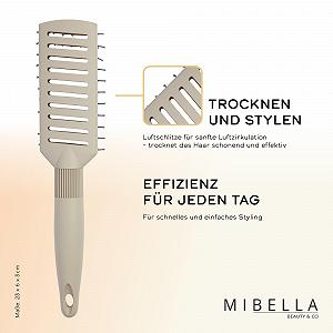 Щітка для укладання MIBELLA BEAUTY & CO Skeleton Brush з високоякісними пластиковими штифтами synthetic.ua - Фото 1