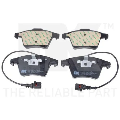 Комплект гальмівних колодок, дискове гальмо NK 224783 для VW передня вісь, фото №2