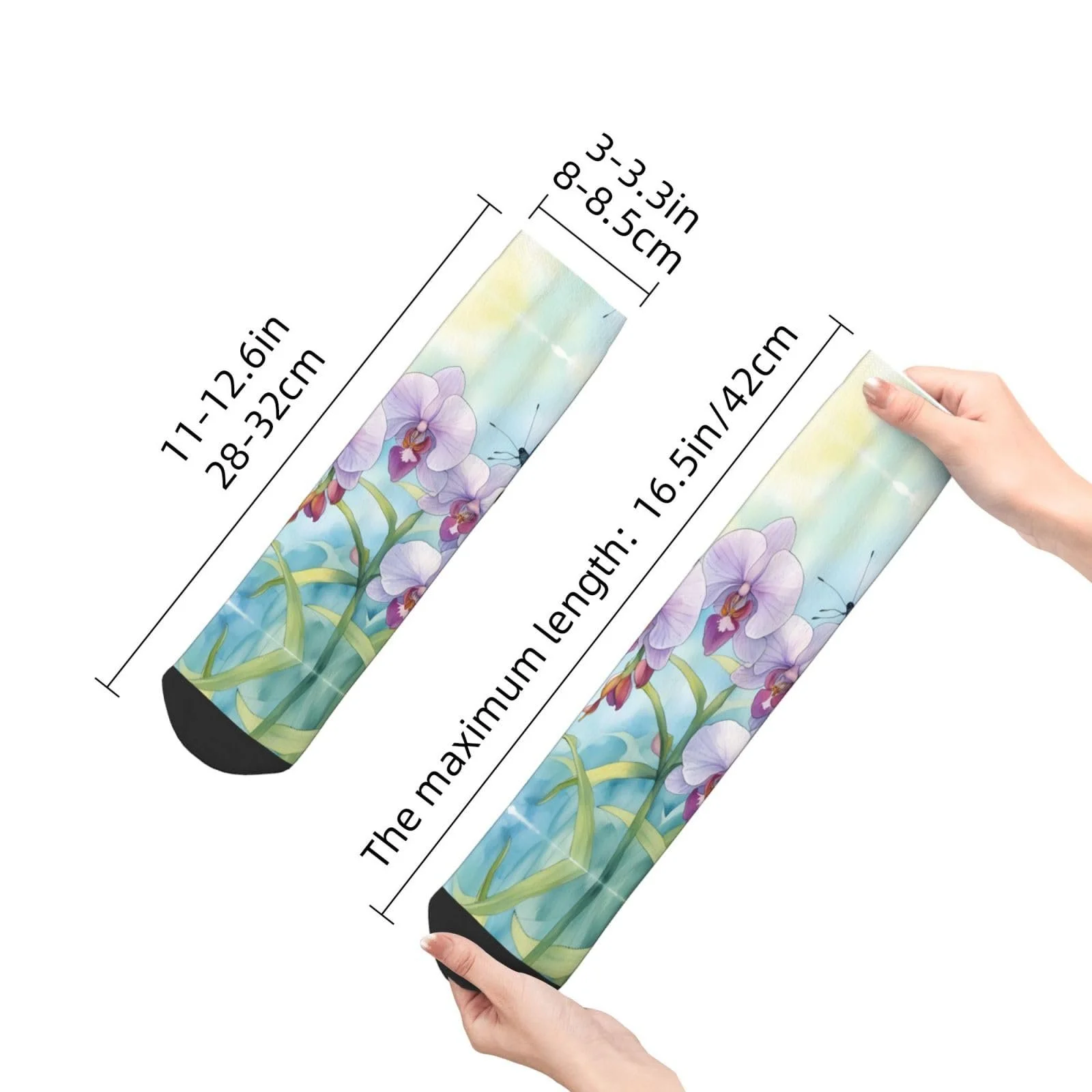 Шкарпетки Квітка Орхідея На всі сезони One Size, фото №5