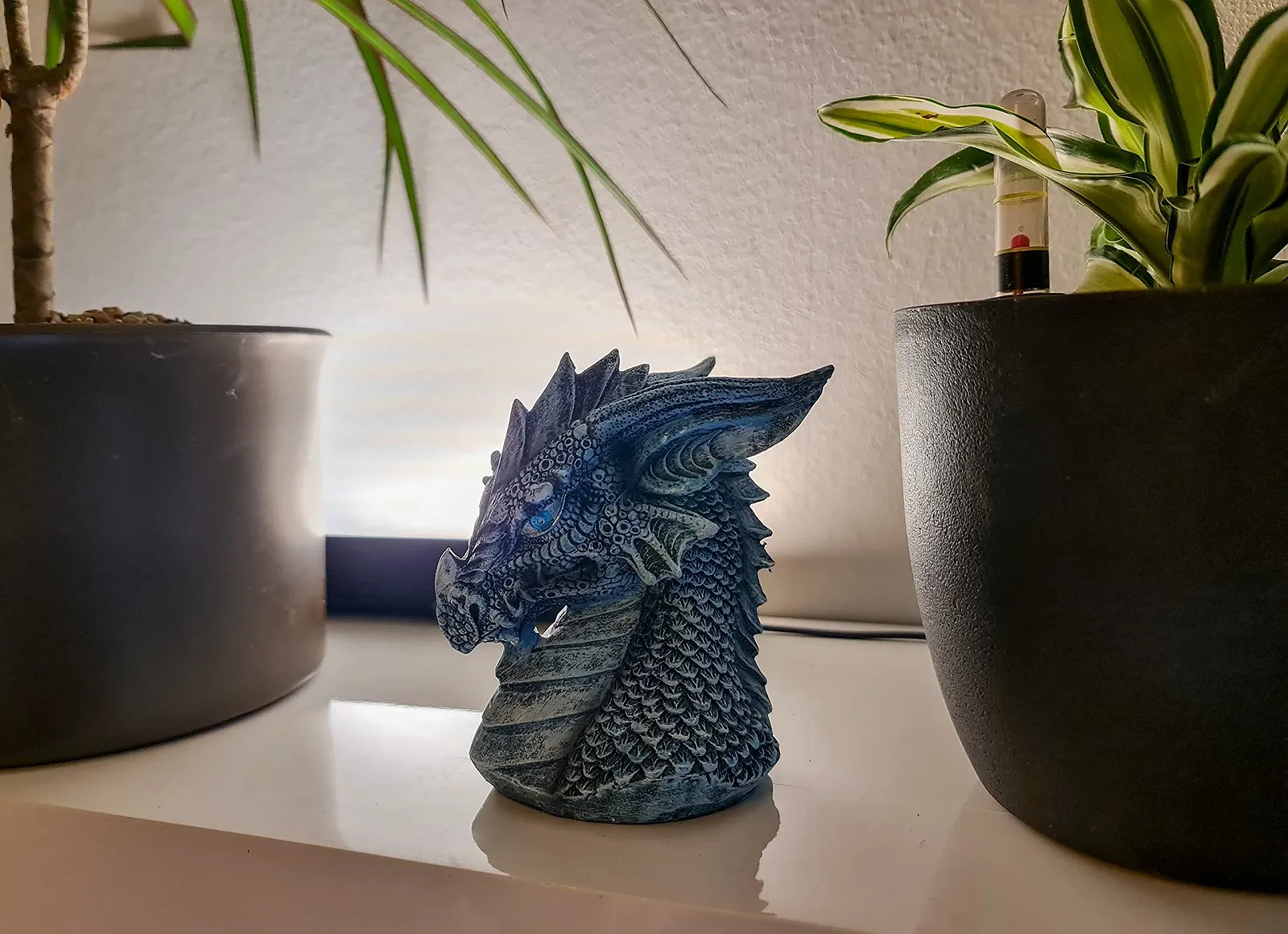 Скарбничка Ice Dragon Polyresin 12 см Blue, фото №5