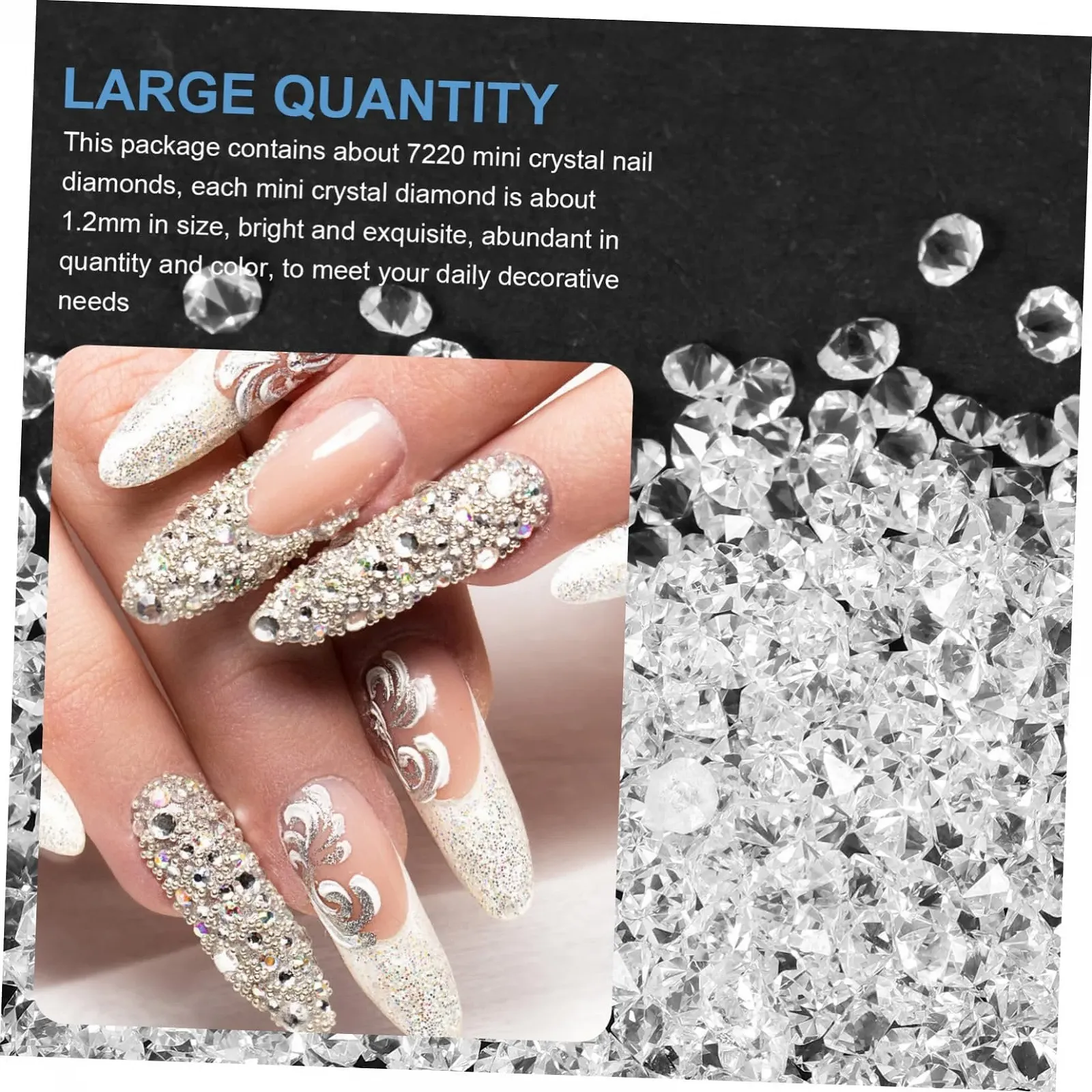 Аксесуари для нігтів minkissy, 25 шт, скляні, прозорі, для творчого манікюру, для нігтьової студії та дому, унікальні для особистого стилю, фото №6 Аксесуари для нігтів minkissy, 25 шт, скляні, прозорі, для творчого манікюру, для нігтьової студії та дому, унікальні для особистого стилю, фото №6