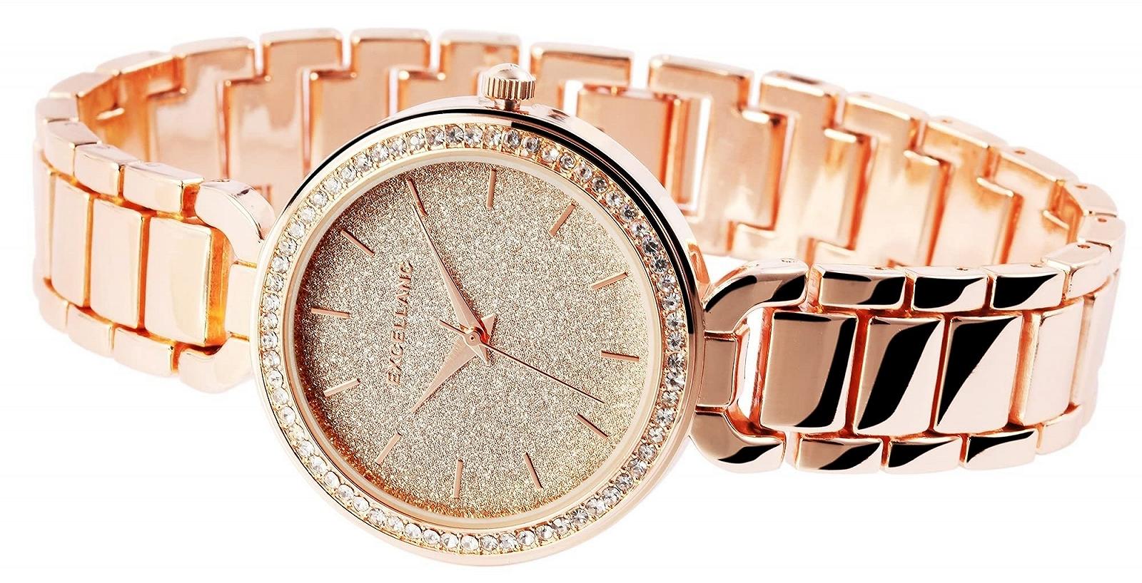 Жіночий годинник Excellanc 1800096 Метал Кліпса Стрази Аналоговий Кварц, фото №2