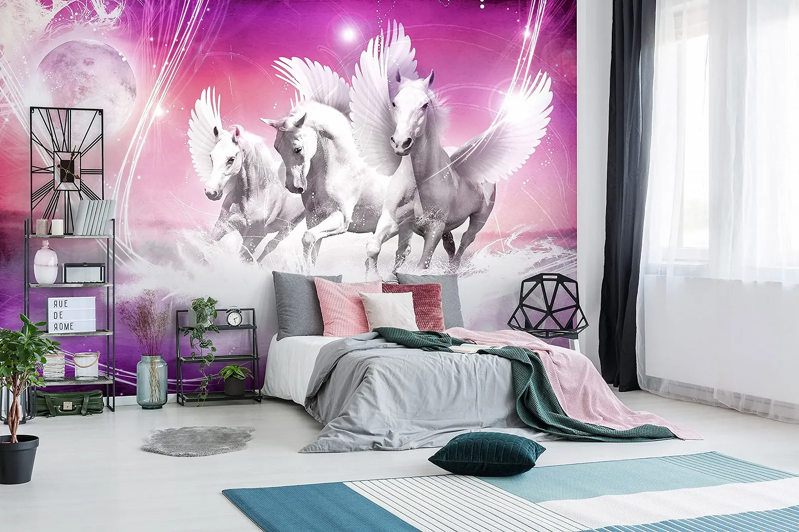 Фотообои флизелиновые для детской комнаты Pegasi 368 x 254 см 3D эффект Листья, фото №4