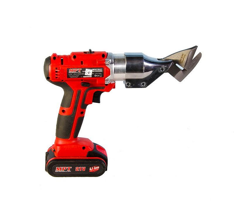 Ножиці акумуляторні по металу MPT 21 В Li-ion 1.5 Аг 2 швидкості 0.1-2 мм сумка MCS2150.C1, фото №5