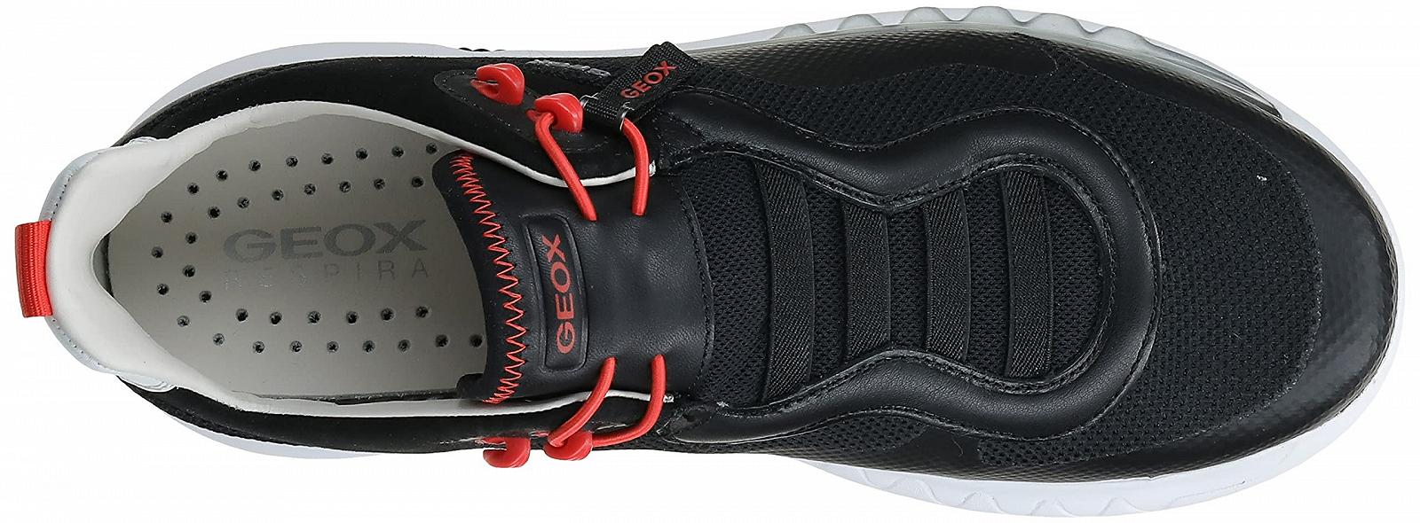 Кросівки Geox Levita зі змішаної шкіри, чорні, фото №11