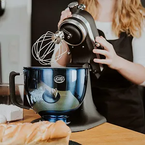 Миска Kitty Professional Super Bowl для Kitchen Aid 4,3 та 4,8 л нержавіюча сталь Блакитне небо synthetic.ua - Фото 1